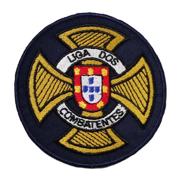 Emblema bordado da Liga dos Combatentes