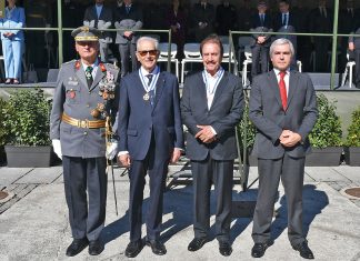 Presidente da Liga dos Combatentes condecorado no Dia do Exército