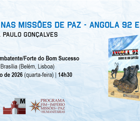 Tertúlia «Portugal nas Missões de Paz – Angola 92 e Bósnia 95» (24 de junho)